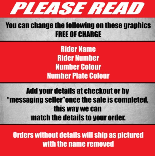 Husqvarna TE 250 - 310 Models 2011 2012 2013 2014 Sticker Kit Digger Style Decal - Picture 2 of 4