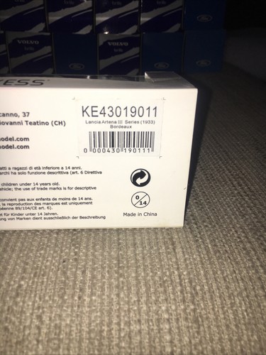 KESS 1/43 LANCIA ARTENA III SERIES 1933 LIMITED EDITION - Picture 6 of 6