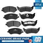 Front & Rear Ceramic Brake Pads For 2003 2004 2005 2006 2007 Jeep Liberty