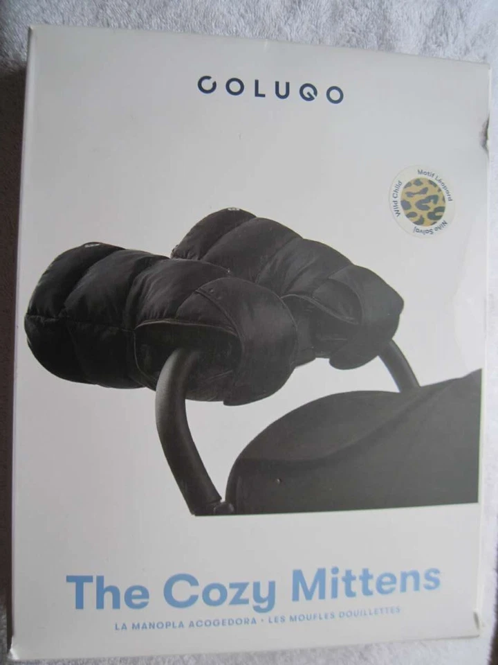 Colugo Cozy Mittens Wild Child Leopard Print Stroller Warm Hands Polyester Baby - Imagem 2 de 4