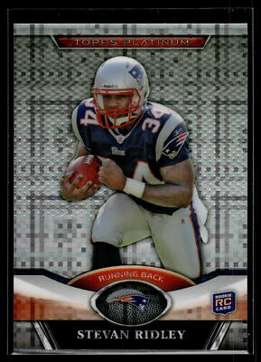 Stevan Ridley 2011 Topps Platinum X-Fractor Rookie Card  #15