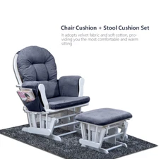 Cotton Cushion Set For Baby Nursery Relax Rocker Rocking Chair Glider Ottoman
