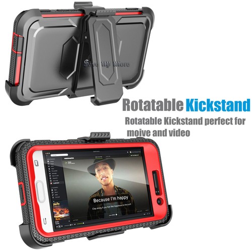 For Samsung Phone Shockproof Case With Belt Clip Kickstand + Screen Protector - 第 24/48 張圖片
