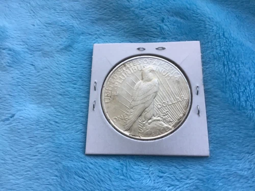 1927 D Silver Pease Dollar —- AU