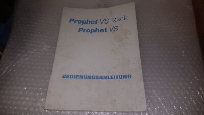SEQUENTIAL CIRCUITS PROPHET VS ANLEITUNG
