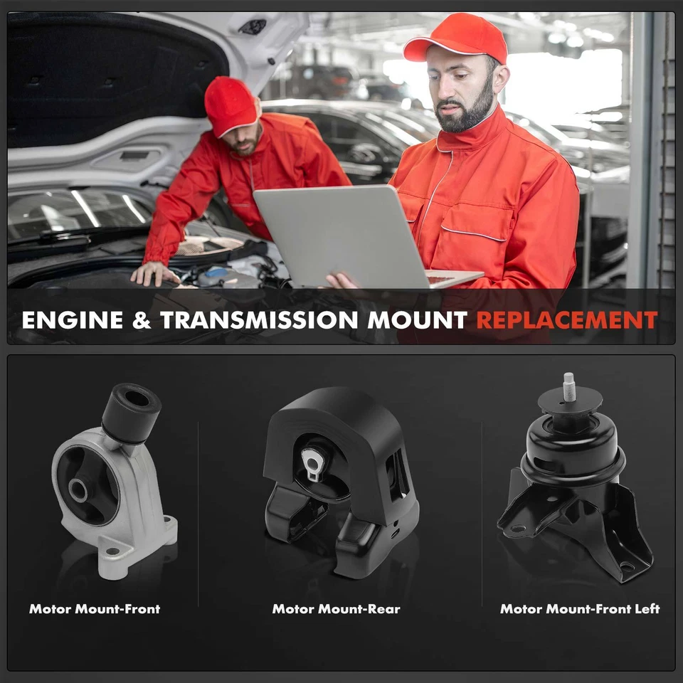 Nuevo montaje de motor de 3 piezas para Hyundai Entourage 2007-2010 Kia Sedona V6 3,8 L Foto 2 de 4