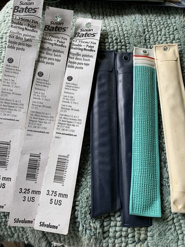 Lot 7 Pkg Vintage SUSAN BATES Knitting Needles In Assorted Sizes NEW OLD STOCK - Picture 4 of 4