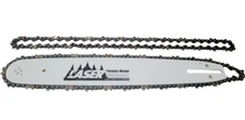 16" Chainsaw Bar and 2 Chains 3/8 LP x .043 x 56 Drive Links. Fits Echo, Husq