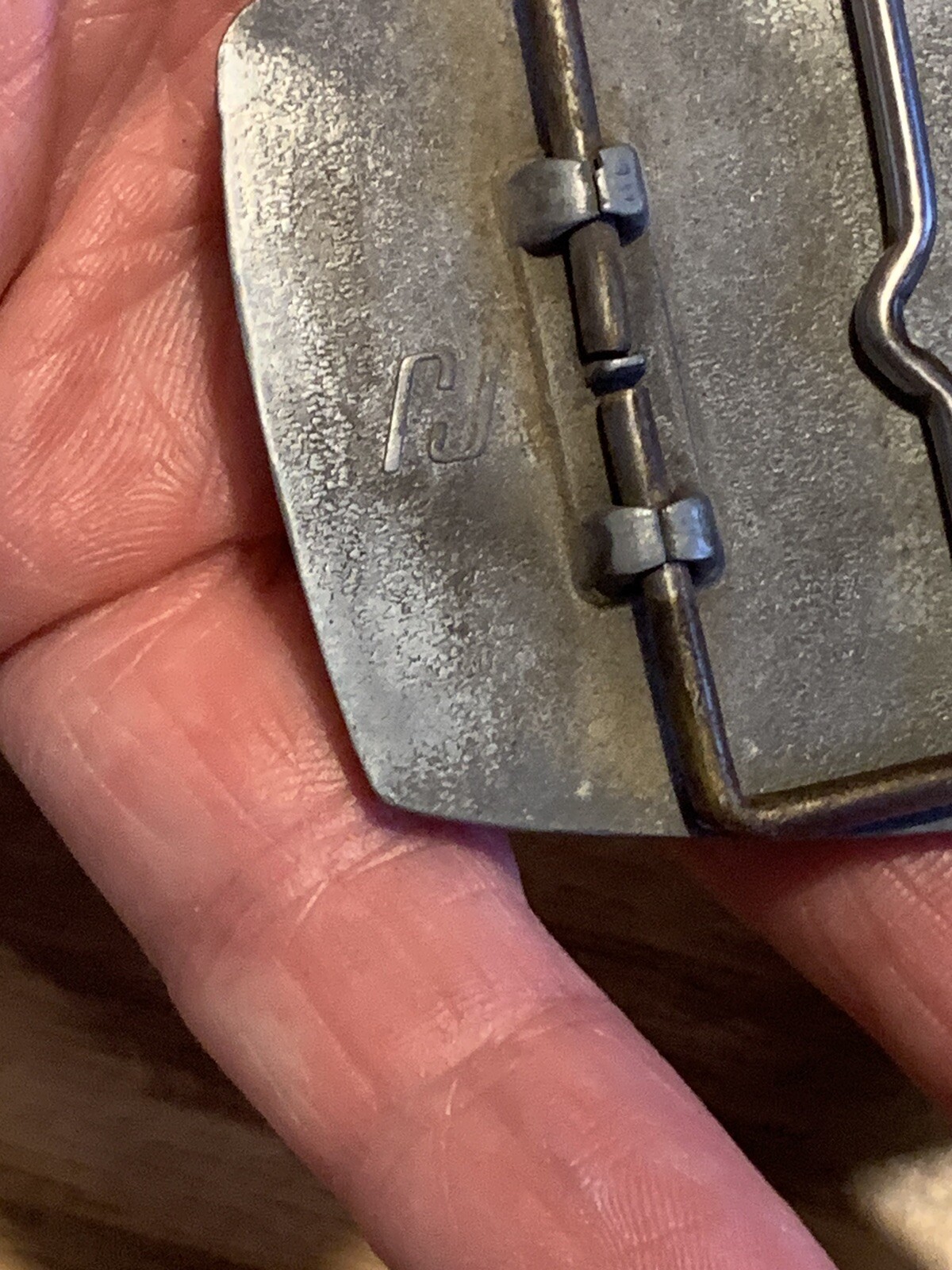 Vintage Allis Chalmers Combine Belt Buckle Farmer Farm Gem