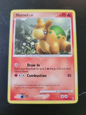 Pokemon TCG Card 2009 Supreme Victors - Numel 74/147 | eBay