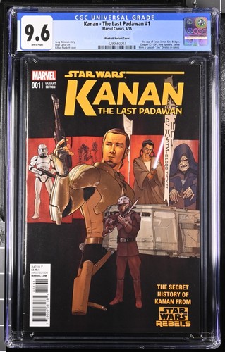 Kanan The Last Padawan #1 Plunkett Variant CGC 9.6 1st Sabine
