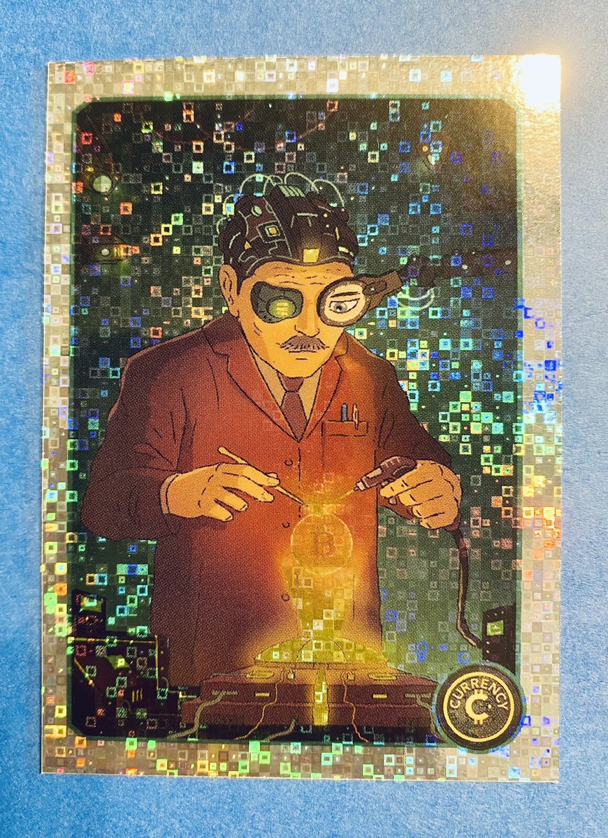 2024 Cardsmiths Currency Series 3 #44 Satoshi Nakamoto Matrix Holo