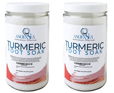 2 pack ancienSea Turmeric Foot Soak, 2lb each