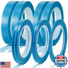 Xuniea 10 Rolls Blue Pinstripe Tapes Vinyl Thin Automotive Masking Tape for C