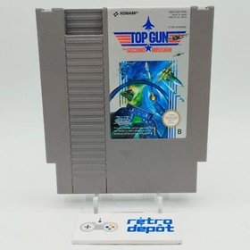 Top Gun Second Mission + Notice / Nintendo NES / PAL B / FAH-1