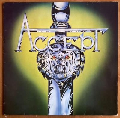 ACCEPT: s/t, aka ''I'm A Rebel'', LP,  German reissue, Brain, 1980 FREE SHIPPING