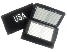 Sport Playbook Coach Wristband - Three 3 Compartment - Adult 10 Pack - USA Logo