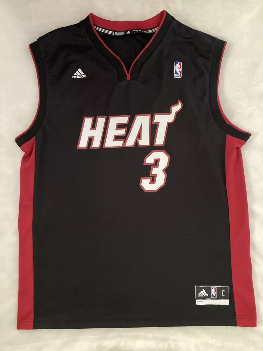 Mens Adidas Dwyane Wade #3 Miami Heat NBA Basketball Jersey