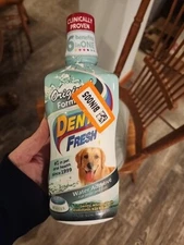 Dental Fresh Water Additive for Dogs Original Formula 17 Oz Bad Breath Solution