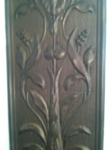 Reclaimed Solid Brass Door Finger Plates Antque finish Large Oblong 1 - Picture 5 of 7