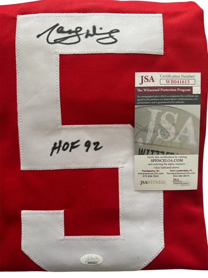 MARCEL DIONNE Signed Detroit Red Wings Custom "HOF 92" Hockey Jersey JSA-COA 🏒 - Image 3 of 4