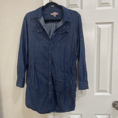 Banana Republic Dress Womens Blue Chambray Denim SIZE 2, No Belt | eBay