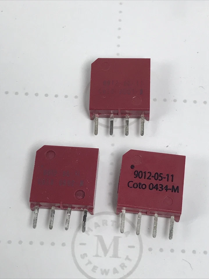 3 Coto Technology 9012-05-11 Reed Relays REED RELAY SPST 500MA 5V - Image 2 of 3