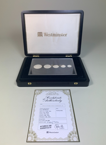 Royal Mint Coins Of World War II 2 Numismatic Set 2009 Limited Edition COA - Picture 13 of 24