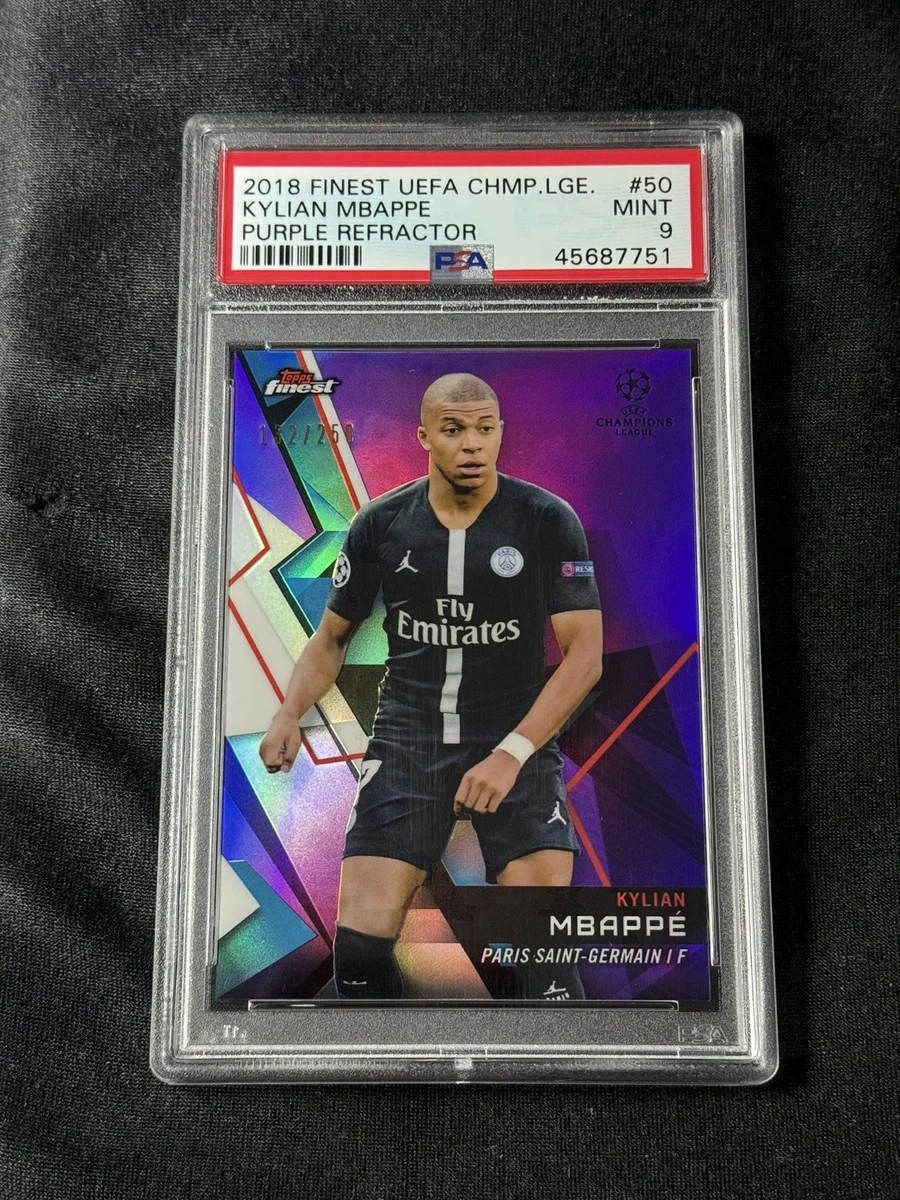 2018-19 Topps Finest UCL Kylian Mbappé #50 for sale | eBay