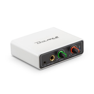 DAC USB OTG Audio Interface for Live Streaming, 3.5mm AUX Input to USB-C Phon...