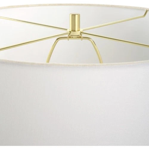 Uttermost 30257-1 In Bloom Table Lamp Chalk White and Antiqued Brass - Picture 2 of 7