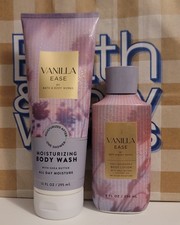 Bath Body Works VANILLA EASE Body Lotion Moisturizing Body Wash