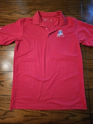 Antigua Red Men's Polo New England  Patriots Shirt. Size Small