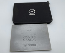 2000 Mazda Mpv Owners Manual With Case Oem R01b02015 2000 Mazda Mpv Owners Manual With Case Oem R01b02015