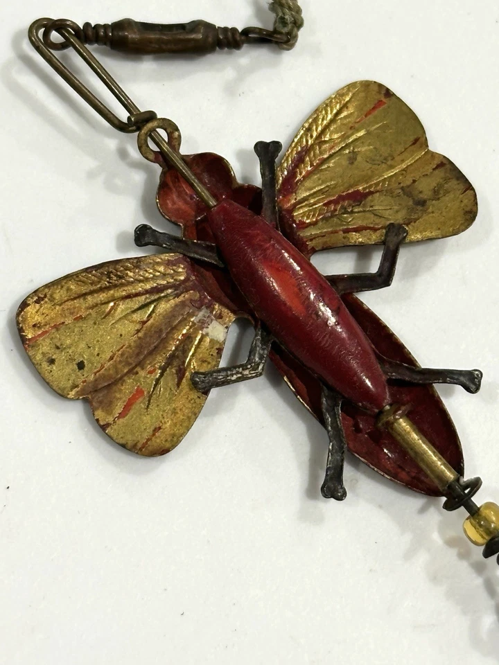 复古 罕见 pflueger MAYBUG 可能会虫钓饵 最早版本  — 第 4/4 张图片