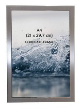 Shudehill Giftware Shudehill Plain Satin Silver Classic Photo Frame A4-21 X 29.7