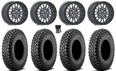 Valor V16 Bdlk 15'' Wheels Gm +35mm 35'' Incursion A/T Tires Yamaha YXZ (2019+)