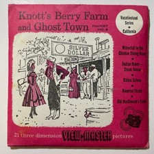 KNOTTS BERRY FARM and GHOST TOWN Packet No. 2 3d View-Master 3 Reel Packet 1956