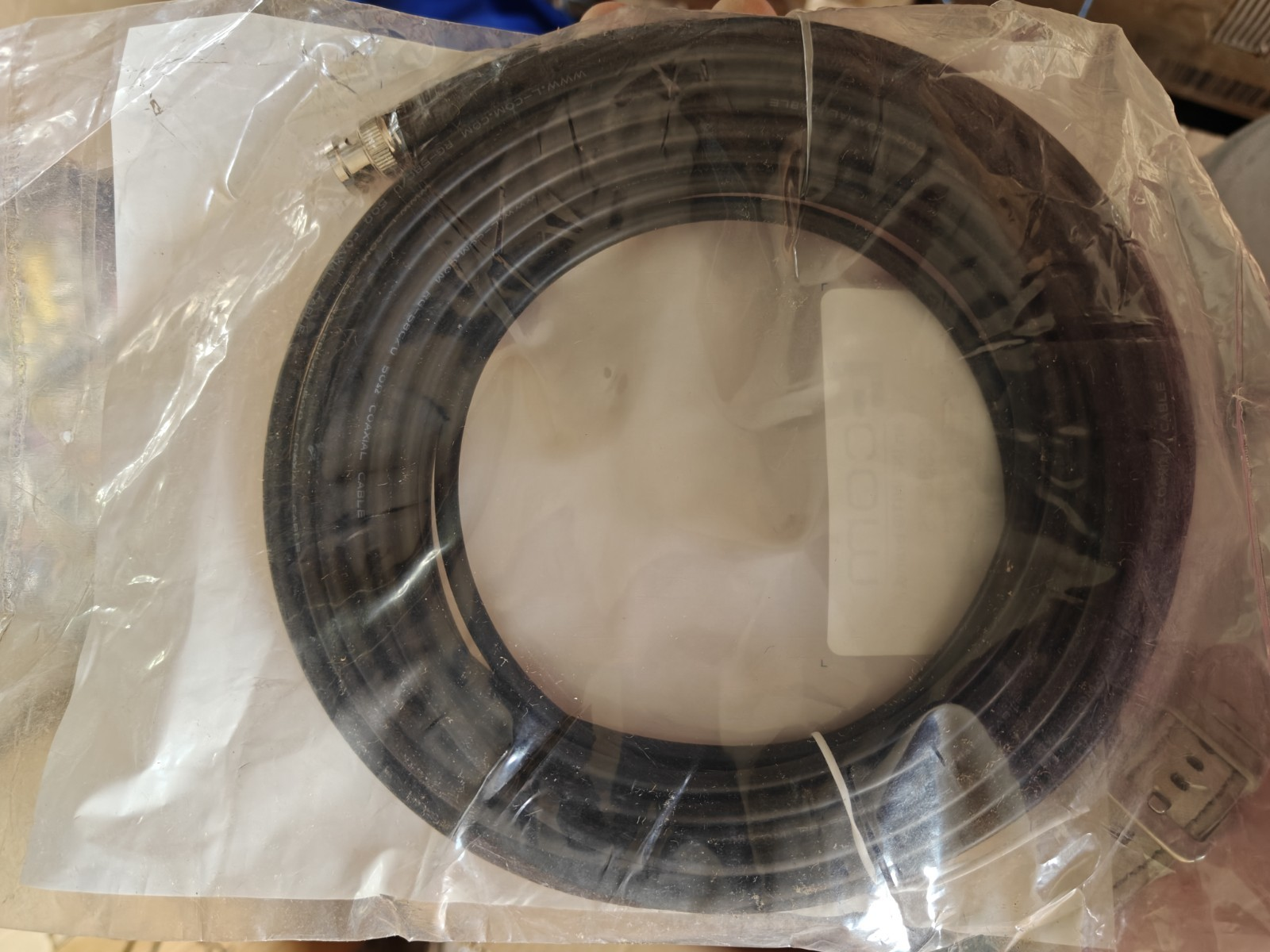 Icom CC58C-25 Black Coaxial Cable, 1:1, Cable Length More Than 25 feet