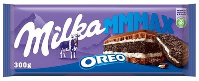 4x Milka Mmmax Oreo Alpine Milk Chocolate 300g - Ship from Germany!