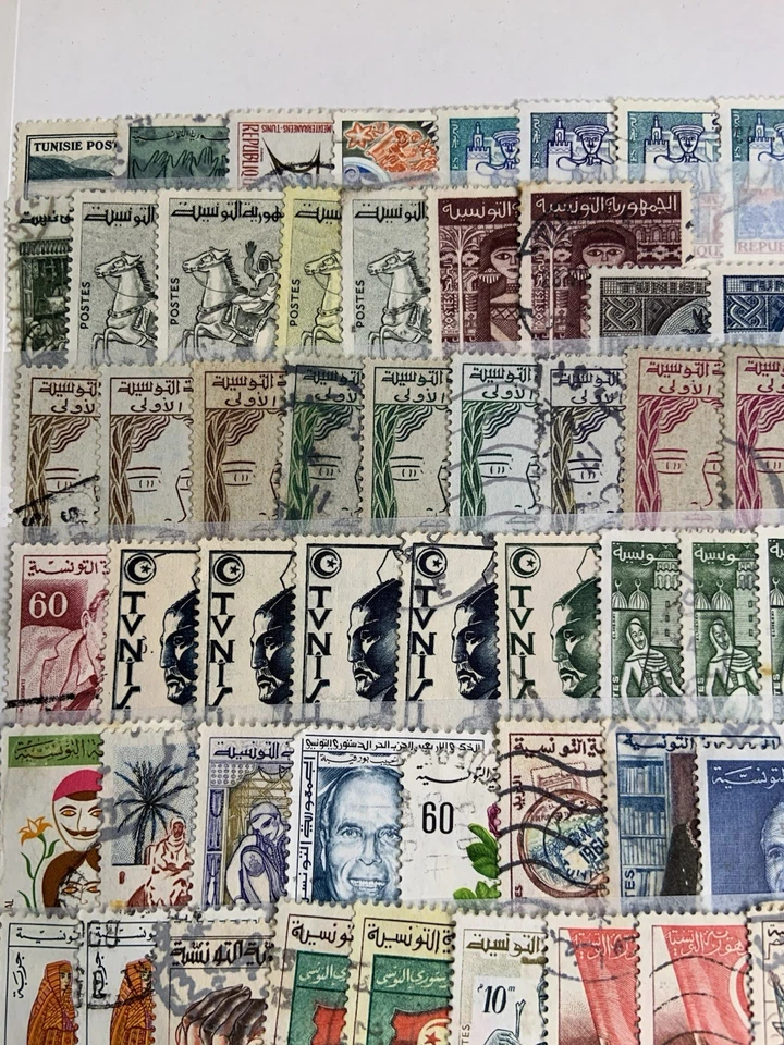 Tunisia 19th Century Onwards Stamp Collection On 2 Pages Unchecked Lot See Scans - Image 3 of 4