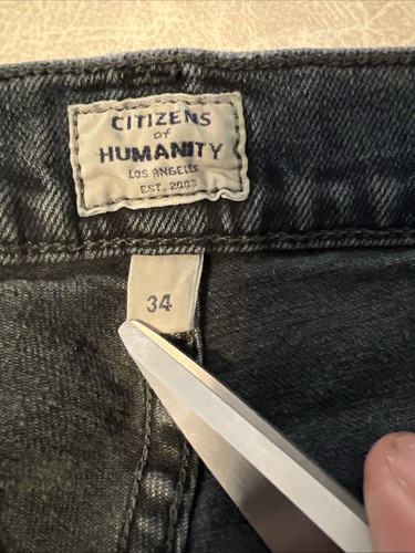 Citizens Of Humanity Men’s Adler Evans Slim Fit Denim Jeans 34x33 - Afbeelding 3 van 12
