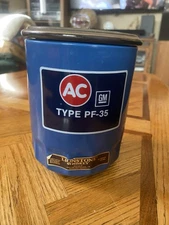 Lionstone Intl. GM AC PF-35 Oil Filter Whiskey Ceramic Decanter 1981 Vintage