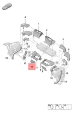 Genuine PORSCHE 911 Carrera Air Guide Housing Right Metal 992145650