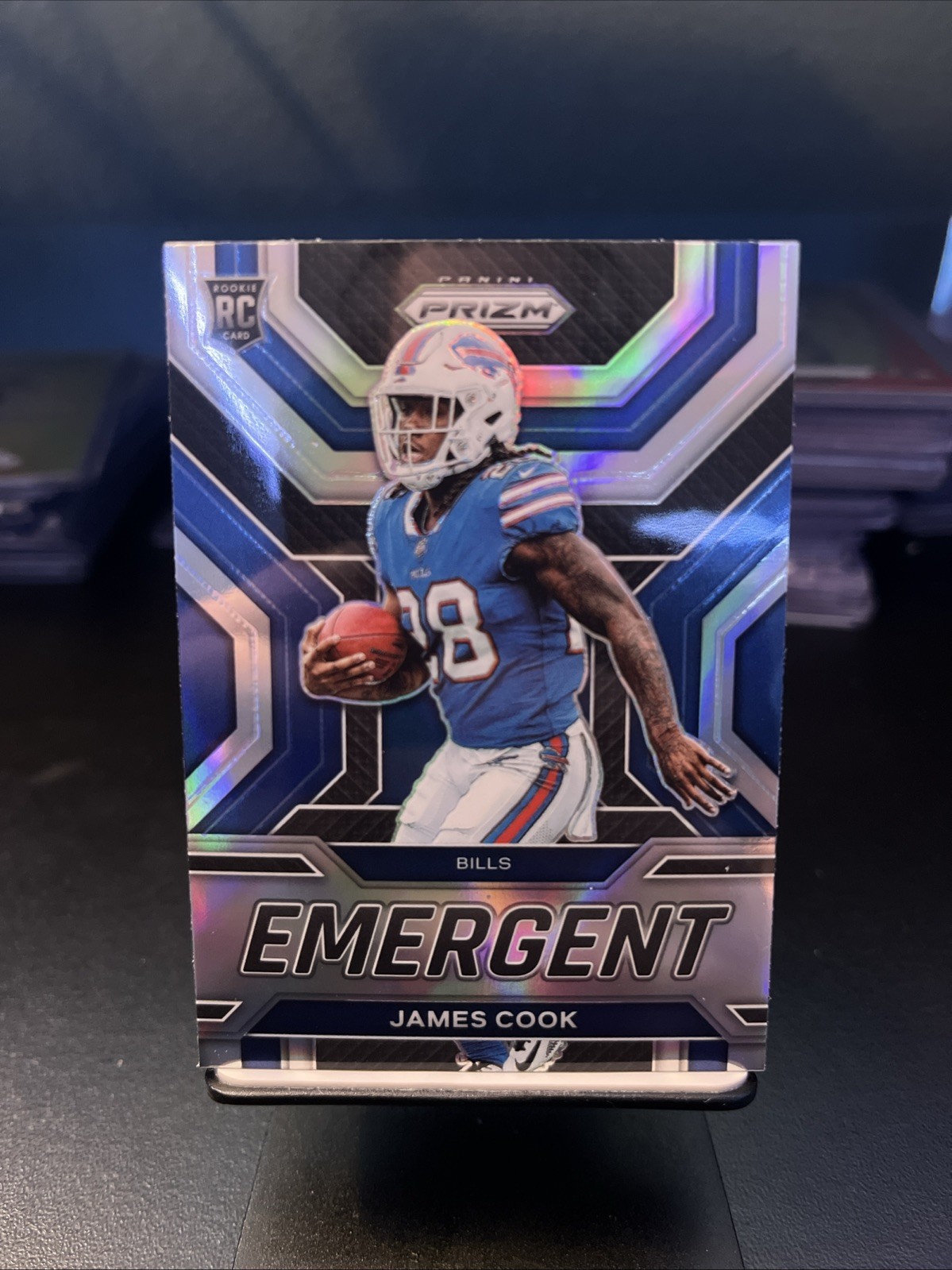 2022 Panini Prizm - Emergent James Cook #E-13 Silver Prizm (RC)
