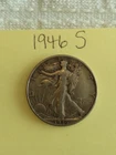 1946-S 50C Walking Liberty Silver Half Dollar