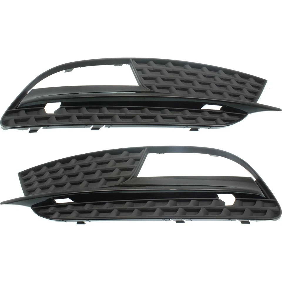 Front Fog Lights Cover Textured Left & Right Side For 2012-2017 Audi A5 Quattro Foto 4 de 4