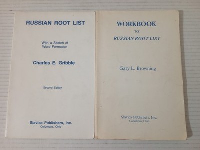 Russian Root List By Charles E Gribble + Workbook By Gary L Browning