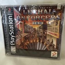 Lethal Enforcers I And II PlayStation I. New