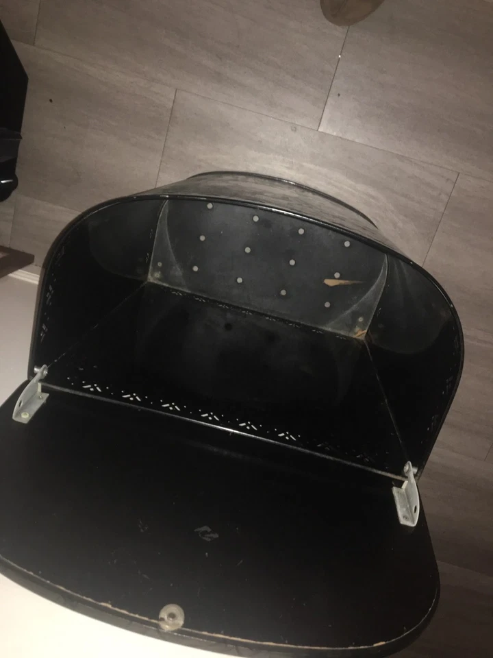 Hamper vintage de metal para roupas Detecto Scales - Imagem 3 de 4